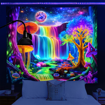 Ταπέστρι – Σκανδιναβικό στυλ, μοτίβο τοπίου, πολυεστερικό νήμα, ψηφιακή εκτύπωση θερμικής μεταφοράς