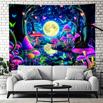 Ταπέστρι – Σκανδιναβικό στυλ, μοτίβο τοπίου, πολυεστερικό νήμα, ψηφιακή εκτύπωση θερμικής μεταφοράς