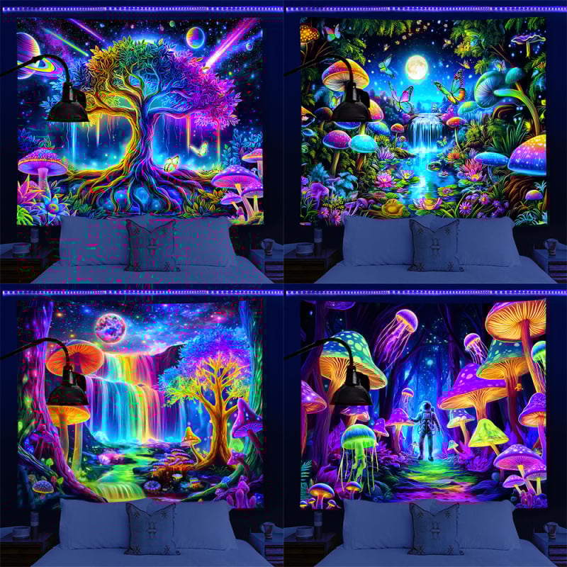 Ταπέστρι – Σκανδιναβικό στυλ, μοτίβο τοπίου, πολυεστερικό νήμα, ψηφιακή εκτύπωση θερμικής μεταφοράς