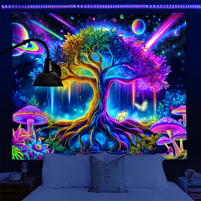 Ταπέστρι – Σκανδιναβικό στυλ, μοτίβο τοπίου, πολυεστερικό νήμα, ψηφιακή εκτύπωση θερμικής μεταφοράς