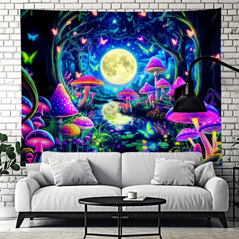 Ταπέστρι – Σκανδιναβικό στυλ, μοτίβο τοπίου, πολυεστερικό νήμα, ψηφιακή εκτύπωση θερμικής μεταφοράς