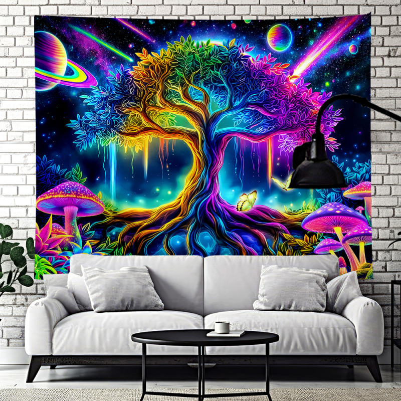 Ταπέστρι – Σκανδιναβικό στυλ, μοτίβο τοπίου, πολυεστερικό νήμα, ψηφιακή εκτύπωση θερμικής μεταφοράς