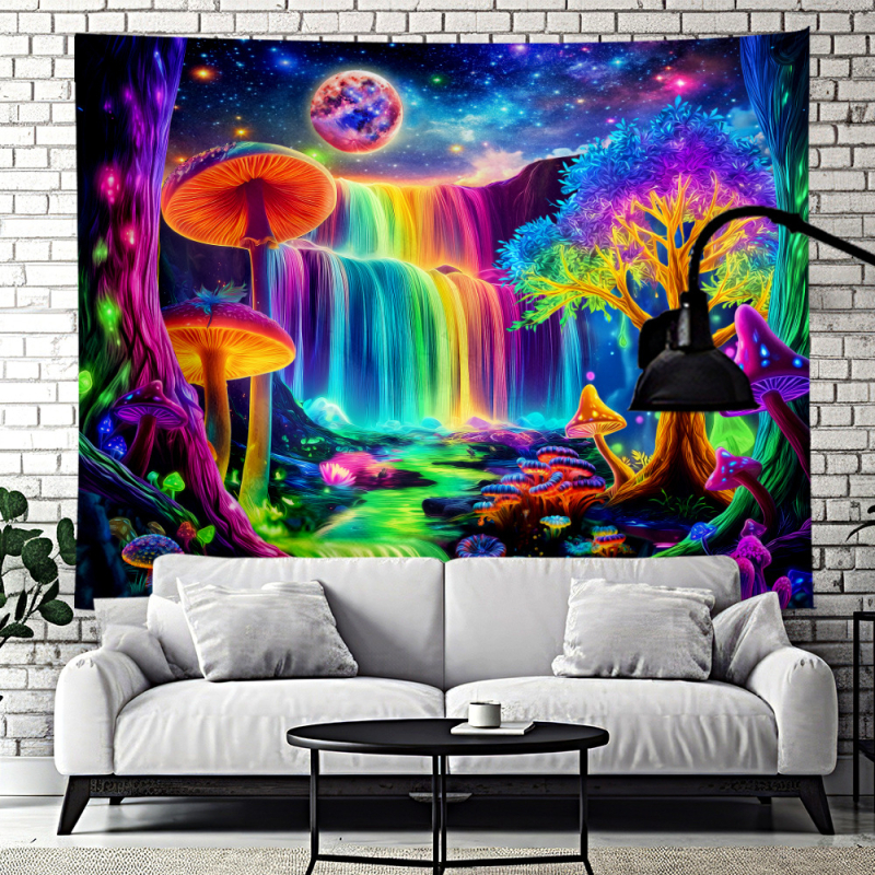 Ταπέστρι – Σκανδιναβικό στυλ, μοτίβο τοπίου, πολυεστερικό νήμα, ψηφιακή εκτύπωση θερμικής μεταφοράς