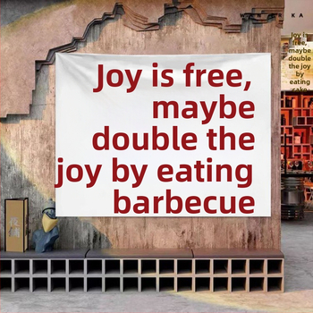 Ταπεστρία φόντου εξωτερικού κατασκηνωτικού χώρου, νάιλον ύφασμα, κύριο ποσοστό 30–40%, μοντέρνο μινιμαλιστικό στυλ, πλύσιμο στο χέρι