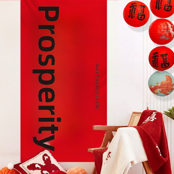 Ταπετσαρία τοίχου, κινέζικο στυλ, βαμβακερό ύφασμα, υφαντό με μηχανή, διακόσμηση σαλονιού