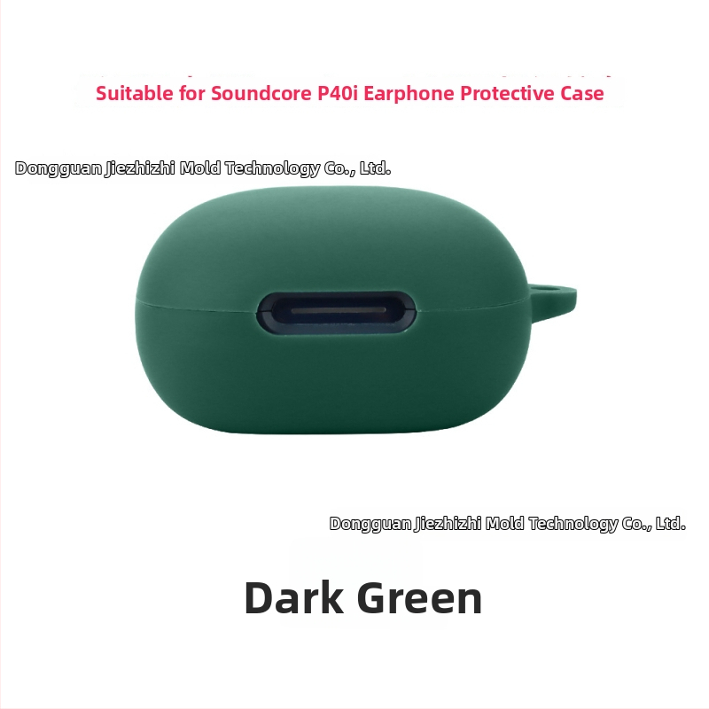 Jizhi kaitsekott Soundcore P40i kõrvaklappide jaoks, läbipaistev TPU, ühilduv Soundcore Sound Wide seeriaga; materjalid: kunstnahk, silikoon, TPU, vedel silikoon; tootmisprotsess: süstvormimine