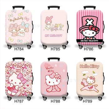 Τυπωμένο κάλυμμα αποσκευών, παχύτερο προστατευτικό περίβλημα με ελαστικό τράβηγμα, υλικό με αερό στρώμα 320 g, δημιουργικός σχεδιασμός