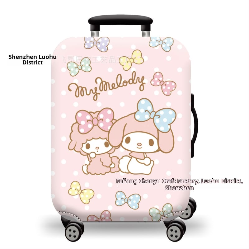 Τυπωμένο κάλυμμα αποσκευών, παχύτερο προστατευτικό περίβλημα με ελαστικό τράβηγμα, υλικό με αερό στρώμα 320 g, δημιουργικός σχεδιασμός