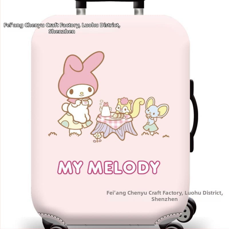 Τυπωμένο κάλυμμα αποσκευών, παχύτερο προστατευτικό περίβλημα με ελαστικό τράβηγμα, υλικό με αερό στρώμα 320 g, δημιουργικός σχεδιασμός