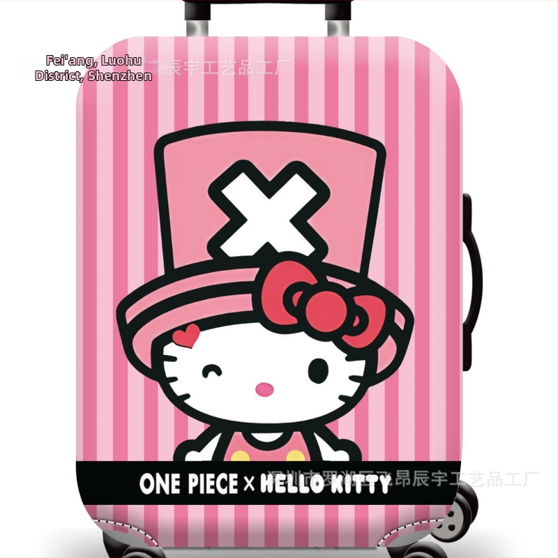 Τυπωμένο κάλυμμα αποσκευών, παχύτερο προστατευτικό περίβλημα με ελαστικό τράβηγμα, υλικό με αερό στρώμα 320 g, δημιουργικός σχεδιασμός