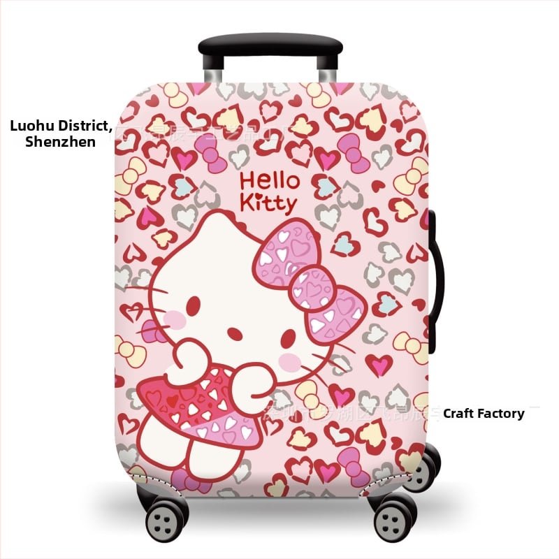 Τυπωμένο κάλυμμα αποσκευών, παχύτερο προστατευτικό περίβλημα με ελαστικό τράβηγμα, υλικό με αερό στρώμα 320 g, δημιουργικός σχεδιασμός