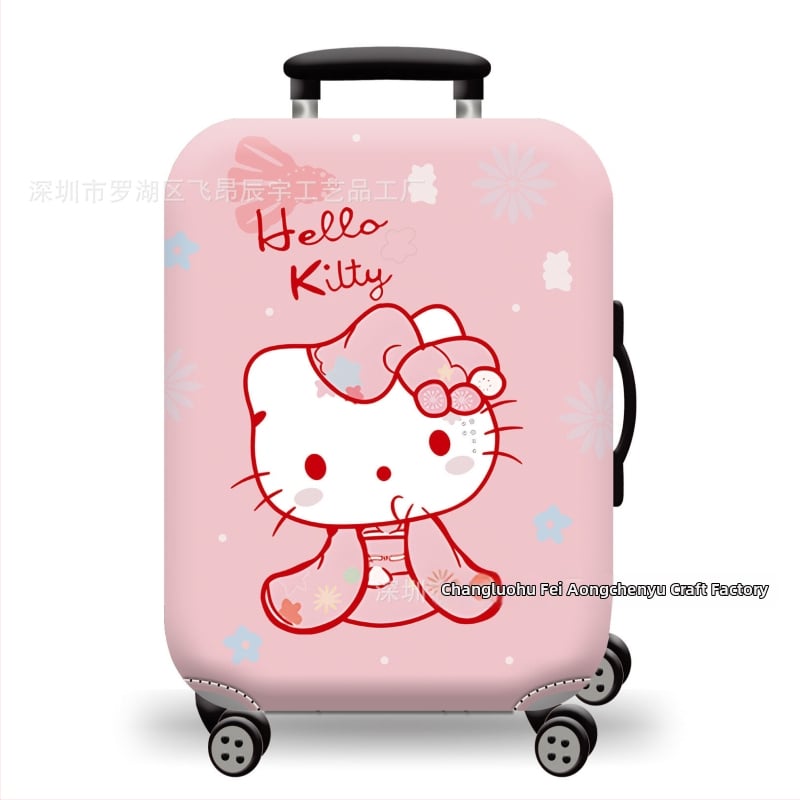 Τυπωμένο κάλυμμα αποσκευών, παχύτερο προστατευτικό περίβλημα με ελαστικό τράβηγμα, υλικό με αερό στρώμα 320 g, δημιουργικός σχεδιασμός