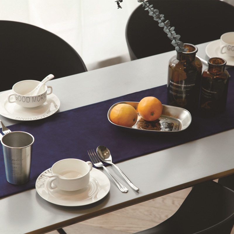 Presvlačenje za stol od Dutch velvet, pravokutni, protuklizni, otporno na visoke temperature, otporno na ulje, glavni materijal: Dutch velvet