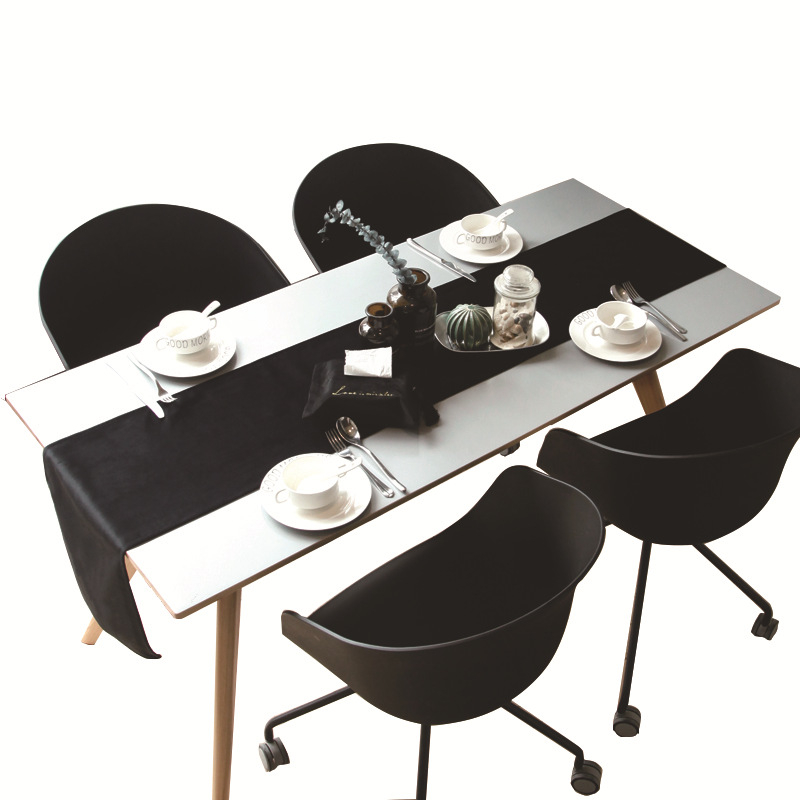 Presvlačenje za stol od Dutch velvet, pravokutni, protuklizni, otporno na visoke temperature, otporno na ulje, glavni materijal: Dutch velvet