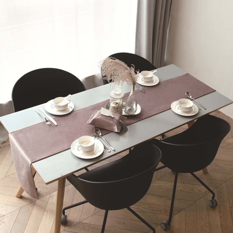 Presvlačenje za stol od Dutch velvet, pravokutni, protuklizni, otporno na visoke temperature, otporno na ulje, glavni materijal: Dutch velvet