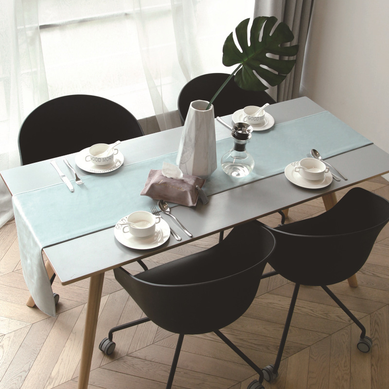 Presvlačenje za stol od Dutch velvet, pravokutni, protuklizni, otporno na visoke temperature, otporno na ulje, glavni materijal: Dutch velvet