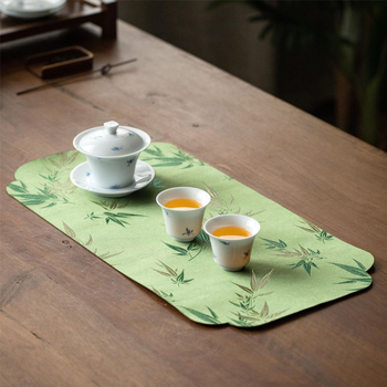 Флаг за чайна маса – нов китайски стил, серия Китайски вятър, смесен материал, ацетатно влакно, персонализирано обработване