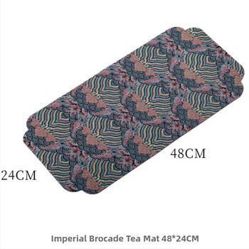 Флаг за чайна маса – нов китайски стил, серия Китайски вятър, смесен материал, ацетатно влакно, персонализирано обработване