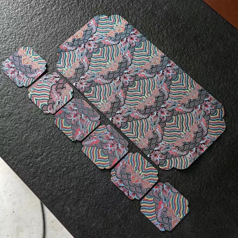 Флаг за чайна маса – нов китайски стил, серия Китайски вятър, смесен материал, ацетатно влакно, персонализирано обработване