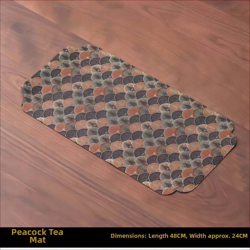 Флаг за чайна маса – нов китайски стил, серия Китайски вятър, смесен материал, ацетатно влакно, персонализирано обработване