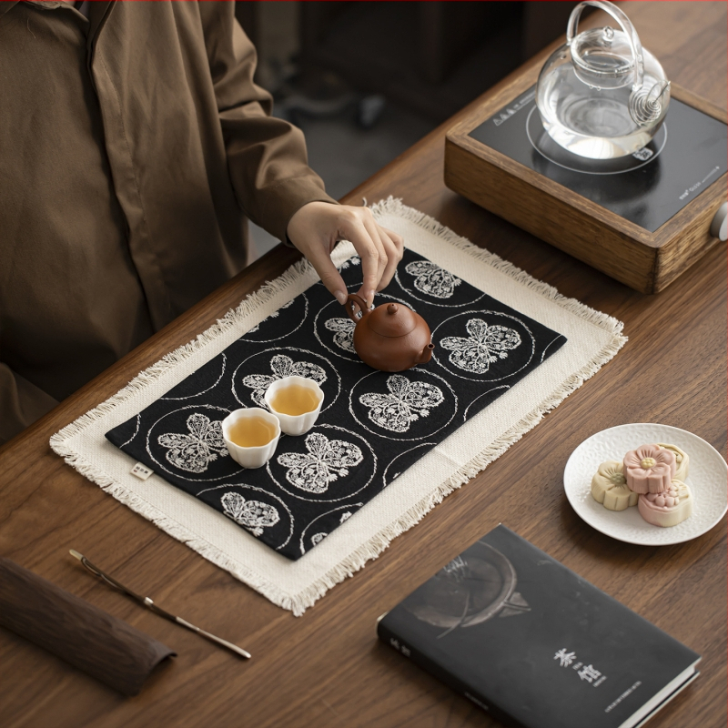 Μάτ για τραπέζι τσαγιού, ύφασμα, στυλ Νέας Κινέζικης, 0,2 kg, πρώτη κατηγορία ποιότητας