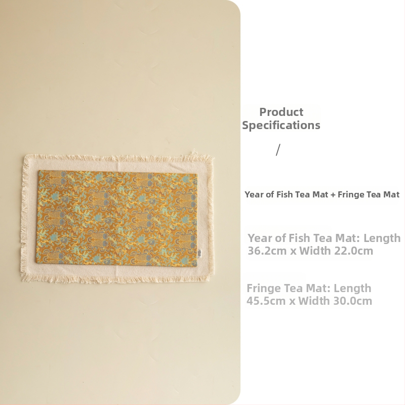 Μάτ για τραπέζι τσαγιού, ύφασμα, στυλ Νέας Κινέζικης, 0,2 kg, πρώτη κατηγορία ποιότητας