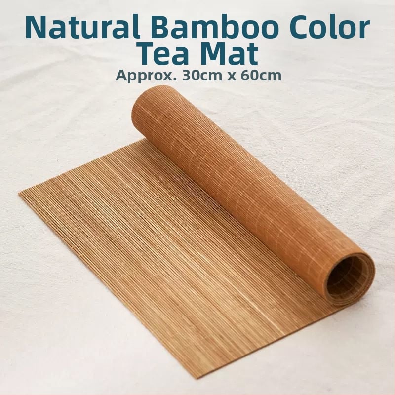 Пътека за маса за чай от бамбук и найлон, Zen стил, едноцветна, модерен минимализъм (Материал: найлон; Основен състав: полиаидни влакна; Стил: модерен)