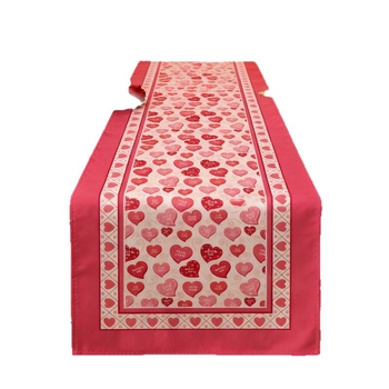 Пътека за маса, 100% полиестер, мрежест модел, коледен стил, персонализируема, за ресторанти