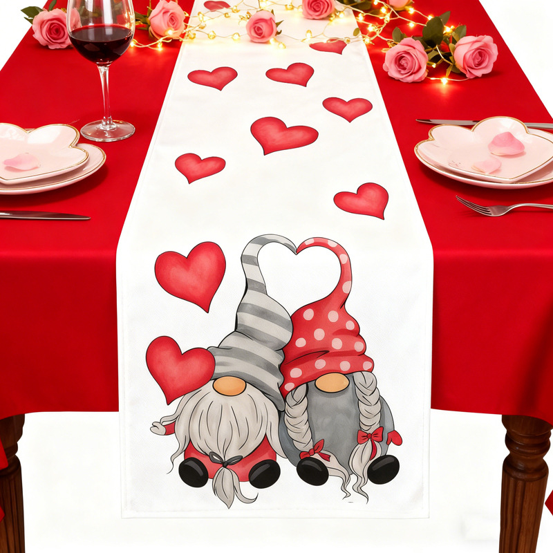 Пътека за маса, 100% полиестер, мрежест модел, коледен стил, персонализируема, за ресторанти