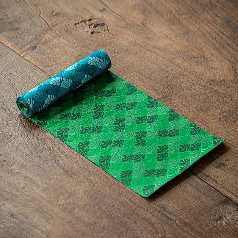 Пътека за маса с двустранна бродирана чайна подложка, китайски класически стил, полиестер 90% / мулберийска коприна 10%, узор: китайски вятър