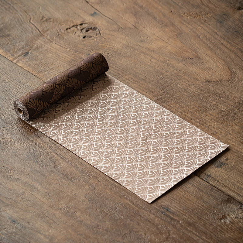 Пътека за маса с двустранна бродирана чайна подложка, китайски класически стил, полиестер 90% / мулберийска коприна 10%, узор: китайски вятър