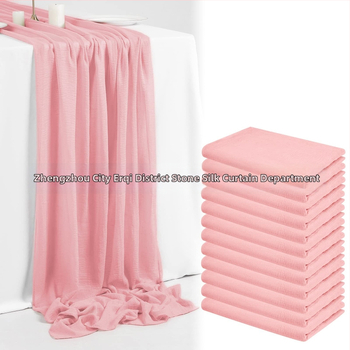 Пътека за маса в скандинавски стил, 100% полиестер, солиден модел, подходяща за домашно използване и декорация на събития