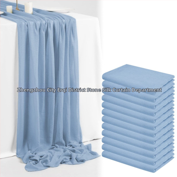 Пътека за маса в скандинавски стил, 100% полиестер, солиден модел, подходяща за домашно използване и декорация на събития