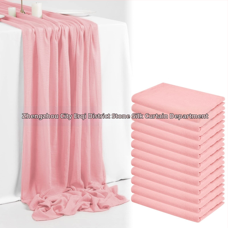 Nordický štýl jednobarevný behúň na stôl, 100% polyester, vhodný pre domáce a spoločenské dekorácie