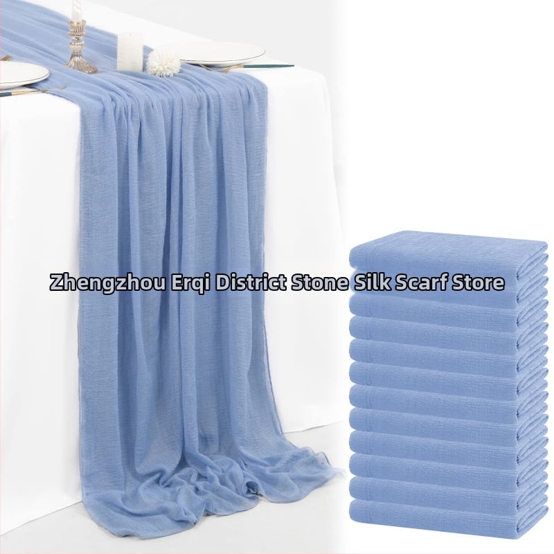 Пътека за маса в скандинавски стил, 100% полиестер, солиден модел, подходяща за домашно използване и декорация на събития