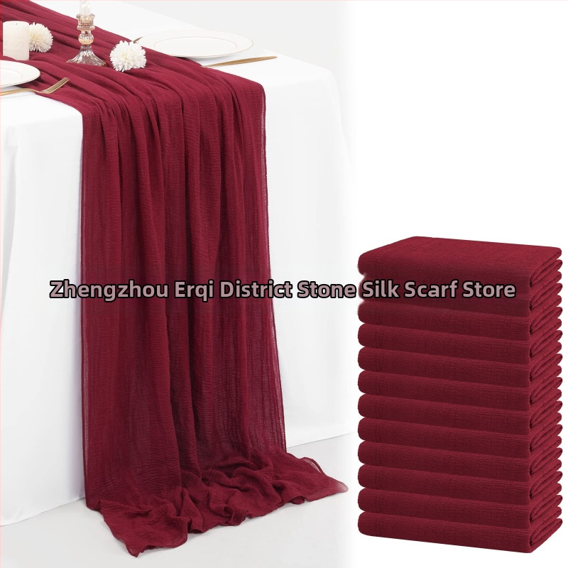 Пътека за маса в скандинавски стил, 100% полиестер, солиден модел, подходяща за домашно използване и декорация на събития