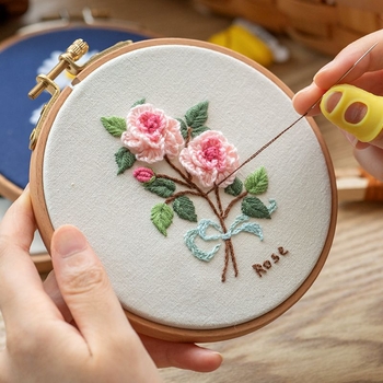 Σετ κεντήματος με σταυροβελονιά Nordic στυλ – πολυεστερικό ύφασμα, μοτίβο τοπίου, Su κέντημα, κατάλληλο για αρχάριους