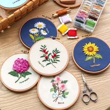 Σετ κεντήματος με σταυροβελονιά Nordic στυλ – πολυεστερικό ύφασμα, μοτίβο τοπίου, Su κέντημα, κατάλληλο για αρχάριους