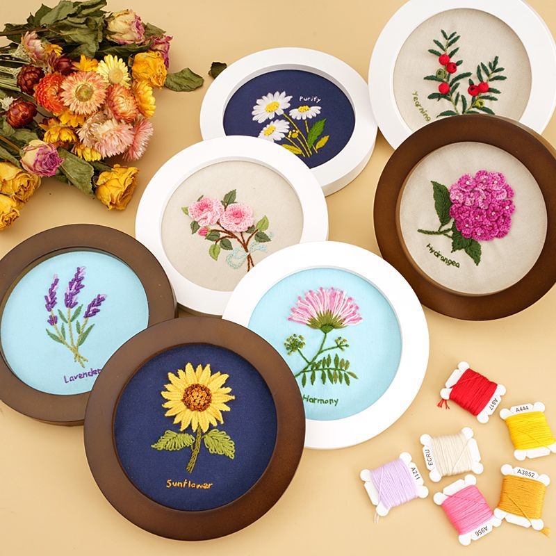 Σετ κεντήματος με σταυροβελονιά Nordic στυλ – πολυεστερικό ύφασμα, μοτίβο τοπίου, Su κέντημα, κατάλληλο για αρχάριους