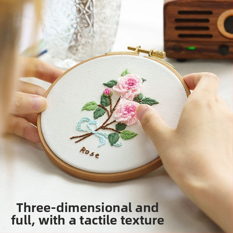 Σετ κεντήματος με σταυροβελονιά Nordic στυλ – πολυεστερικό ύφασμα, μοτίβο τοπίου, Su κέντημα, κατάλληλο για αρχάριους