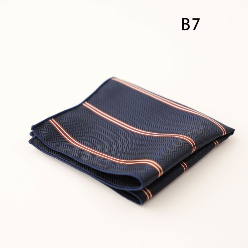 Doris.TD τετράγωνο τσέπης - vintage τζακάρντ, πολυεστερ-μετάξι, μοτίβο κουκίδων