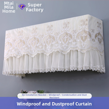 Miranda калъф за климатик, памучно-ленен материал, прахозащитен за висящ шкаф, персонализиран, модерен минимализъм