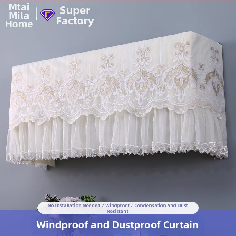 Miranda калъф за климатик, памучно-ленен материал, прахозащитен за висящ шкаф, персонализиран, модерен минимализъм