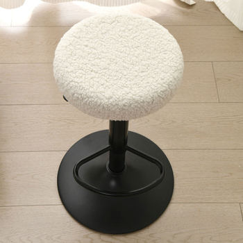 Husă circulară pentru taburet din poliester, anti-alunecare, rezistent la uzură, rezistent la praf, stil modern minimalist