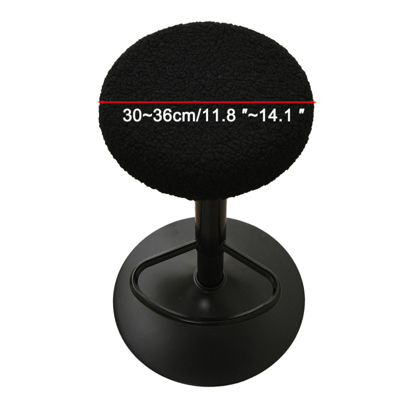 Husă circulară pentru taburet din poliester, anti-alunecare, rezistent la uzură, rezistent la praf, stil modern minimalist