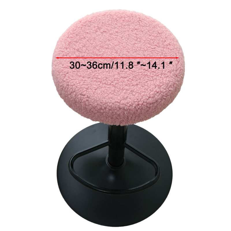 Husă circulară pentru taburet din poliester, anti-alunecare, rezistent la uzură, rezistent la praf, stil modern minimalist