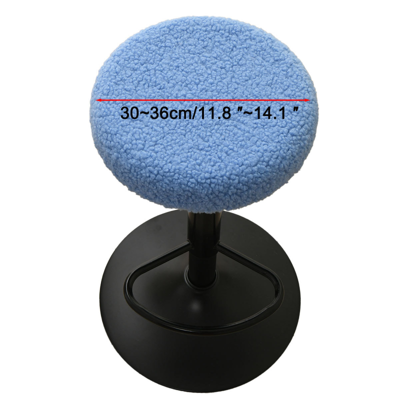 Husă circulară pentru taburet din poliester, anti-alunecare, rezistent la uzură, rezistent la praf, stil modern minimalist