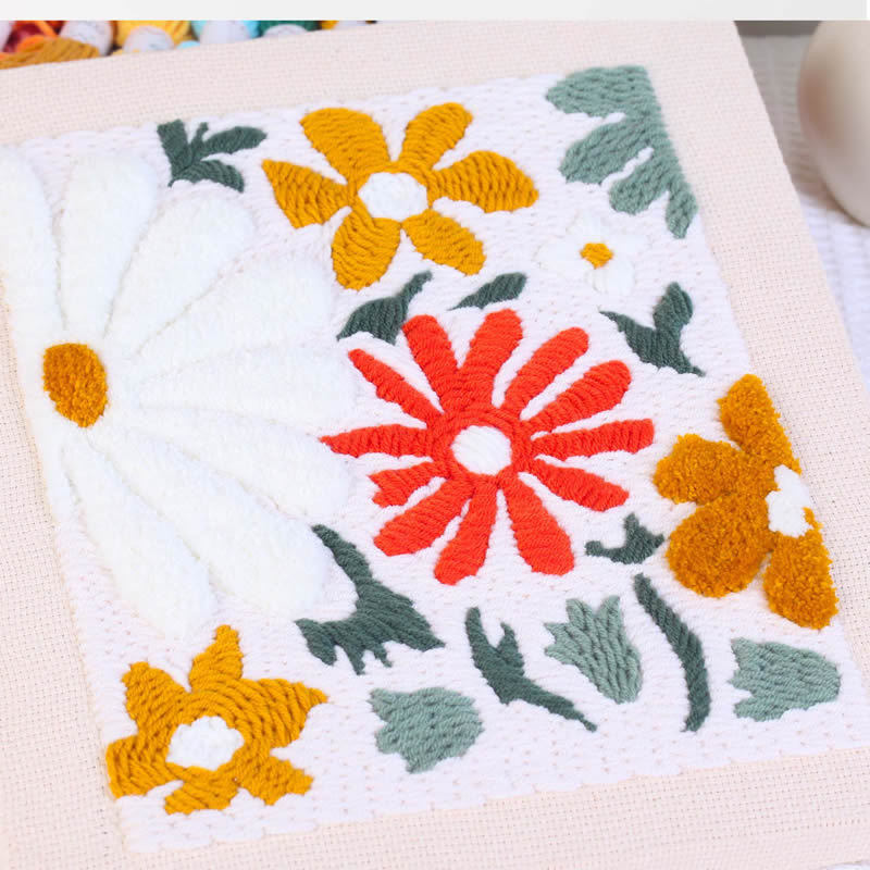 Σετ κεντήματος: μοντέρνο μινιμαλιστικό στυλ; ύφασμα από βαμβάκι και λινό; μοτίβο λουλούδια/γρασίδι/φυλλά; κατηγορία κεντήματος: σετ; τύπος κεντήματος: άλλος τύπος κεντήματος