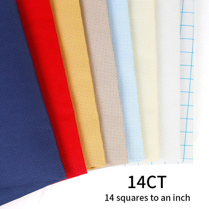 Ύφασμα για σταυροβελονιά 14CT, βαμβακερό σετ κεντήματος, μοντέρνο στυλ