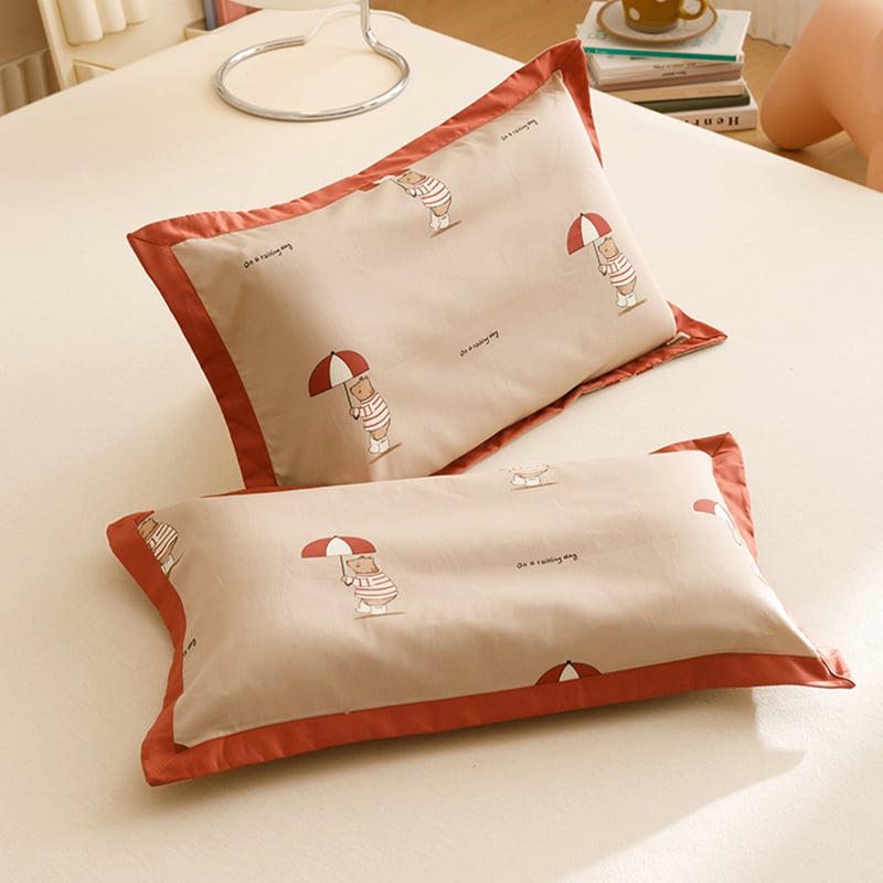 Jastučnica, 100% pamuk dugačkih vlakana, saten tkanina, reaktivno bojanje, broj tkanja 60, moderni minimalistički stil